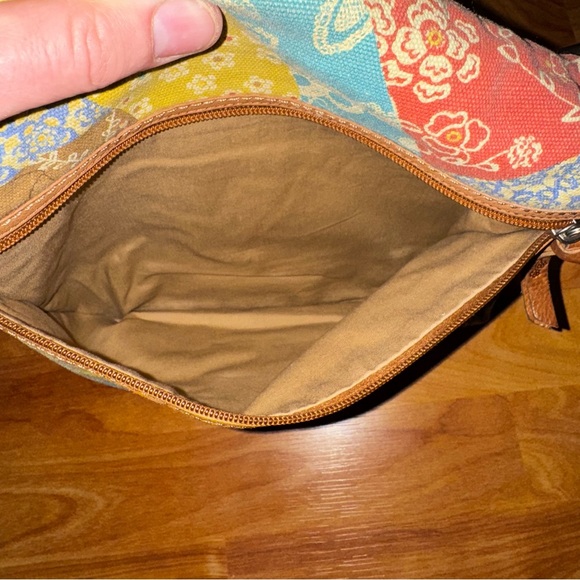 Fossil Maddox Boho Tapestry Purse/Shoulder Bag, Cross Body-Pockets 10.5” x 9” - Picture 5 of 15